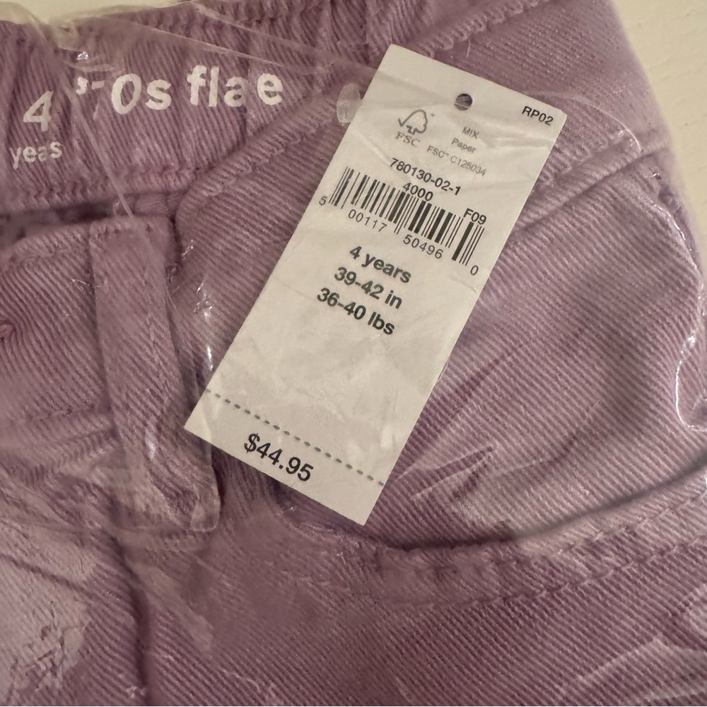 babyGap 70s Flare Jeans in Purple Tune - Picture 4 of 6